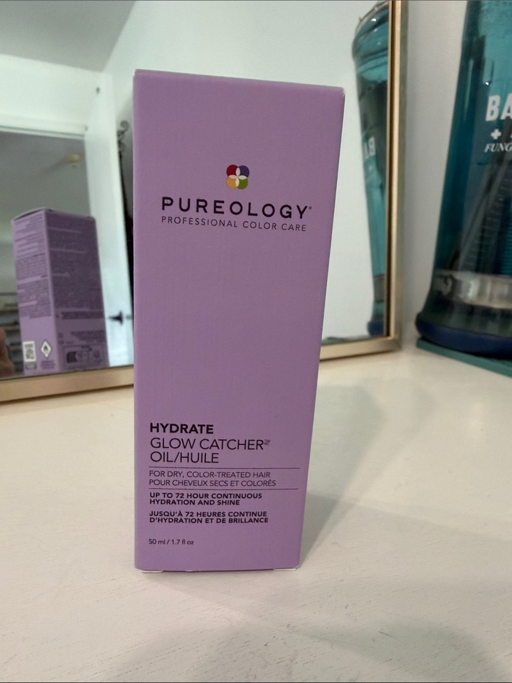 Pureology Hydrate Glow Catcher Oil - Lavender Box